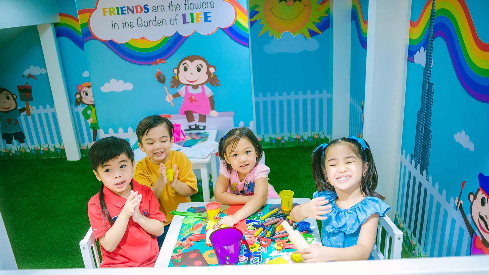 AED 65 for 2 hours of soft play at Cheeky Monkeys 